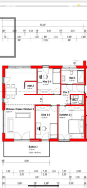 Foto - 4 Zimmer Etagenwohnung zur Miete in Schaafheim