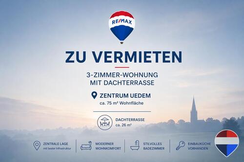Foto - Charmante 3-Zimmer-Wohnung mit Dachterrasse im Zentrum von Uedem