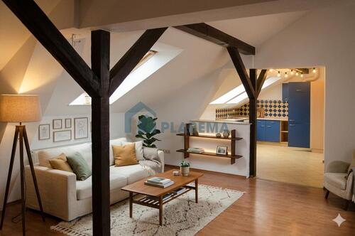 Foto - 2 Zimmer Dachgeschoßwohnung zur Miete in Neustrelitz