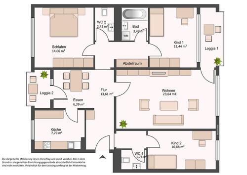Foto - 3.5 Zimmer Etagenwohnung in Darmstadt