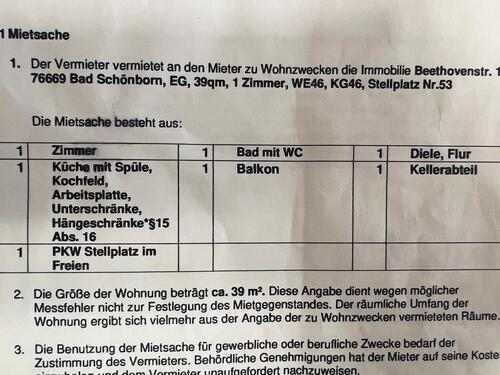 Foto - Etagenwohnung in Bad Schönborn