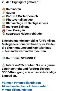 Foto - 7 Zimmer Mehrfamilienhaus, Wohnhaus in Bingen am Rhein