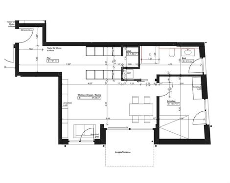 Foto - 2 Zimmer Erdgeschoßwohnung zur Miete in Friedrichshafen