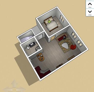 Foto - 2 Zimmerwohnung in Apolda - 350,00&nbsp;EUR Kaltmiete, ca.&nbsp; 46,00&nbsp;m&sup2;