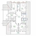 Foto - Helle Dachgeschosswohnung mit großem Wohnbereich und Balkon