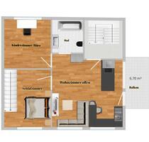 Wohnstudio DG 3 Zimmer 55qm am Donautal - Ulm