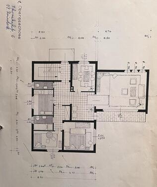 Foto - Mietwohnung 108 m², 1. OG frei zu sofort. Aerzen