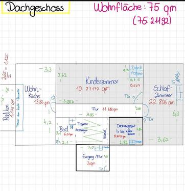 Foto - Mainz Laubenheim: 75 m² große Dachgeschosswohnung, kernsaniert