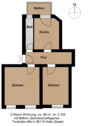 Foto - Helle 2-R-Whg inkl. Balk., mod. Bad, Garten in Südl. Innenstadt