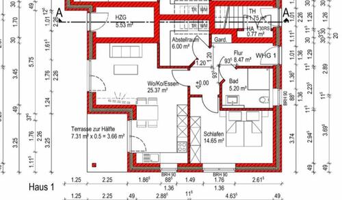 Foto - 2 Zimmer Erdgeschoßwohnung zur Miete in Lohne (Oldenburg)