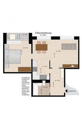 Foto - 2 Zimmer Etagenwohnung zur Miete in Dessau-Roßlau