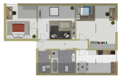 Foto - 3-Zimmer DG Wohnung in Ziegelbach zu vermieten