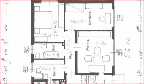 Foto - 3-Zimmer Wohnung mit Terrasse und Einbauküche in Bad Oeynhausen
