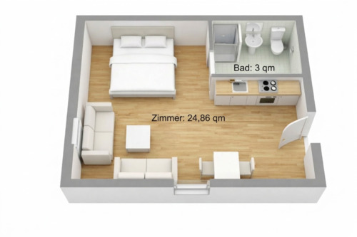 Foto - Etagenwohnung in Kehl zur Miete