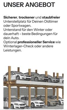 Foto - Oldtimer Sportwagen Stellplatz Pkw Motorrad Garage