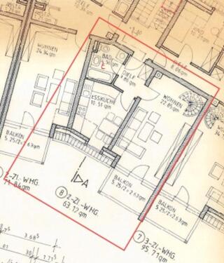 Foto - 2 Zimmer Etagenwohnung in Amberg