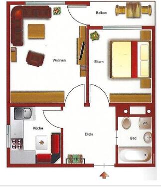Foto - Wohnung zu vermieten im Haken 50m2 Kaufbeuren