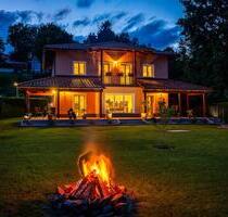 Toskana-Villa mit Pool & PV – 1,5 h von München – prov.frei - Ruhstorf an der Rott