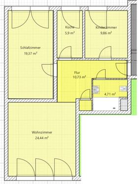 Foto - 3 Zimmer Etagenwohnung zur Miete in Velbert