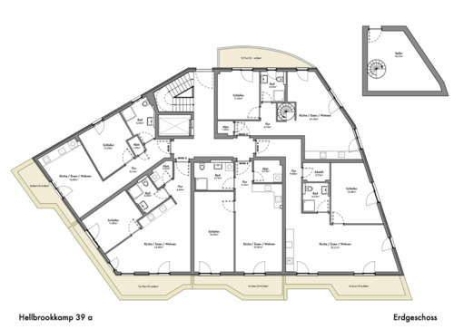 Foto - 2 Zimmer Wohnung mit Terasse und EBK - Erstbezug nach Neubau
