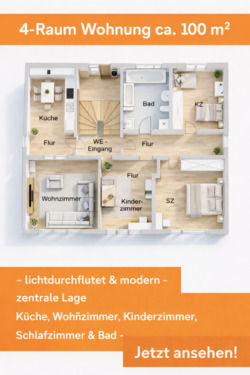 Foto - ✅ Sanierte 4-Raumwohnung - Große Küche und Großes Bad mit Fenster