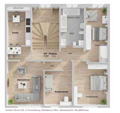 Foto - 4 Zimmer Etagenwohnung in Zwickau
