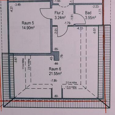 Foto - Dachgeschoßwohnung in Minden zur Miete