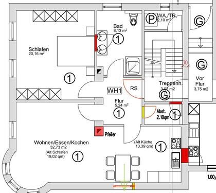 Foto - Erstbezug nach Sanierung - Frisch renovierte 2,5-Zimmer-Wohnung