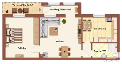 Foto - 2 Zimmer Etagenwohnung zur Miete in Höchstadt an der Aisch