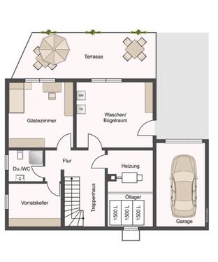 Foto - Einfamilienhaus in Biedenkopf zur Miete