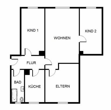 Foto - 4 Zimmer Etagenwohnung in Erfurt