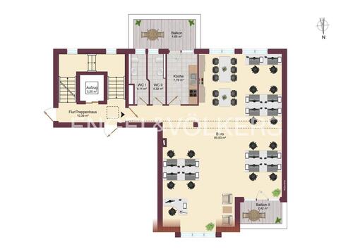 Foto - 2 Zimmer Etagenwohnung zur Miete in Wilhelmshaven