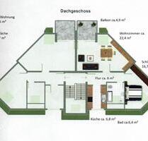 Wir vermieten eine moderne, neu renovierte 2 Zimmer Wohnung - Salzgitter Ortschaft Ost