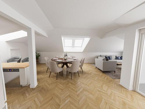 Foto - Traumhafte Dachgeschosswohnung mit großzügiger Dachterrasse in ze