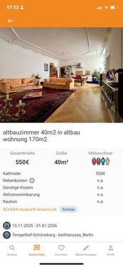 Foto - wg zimmer schöneberg 0226 - 650,00&nbsp;EUR Kaltmiete, ca.&nbsp; 170,00&nbsp;m&sup2;