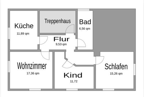 Foto - 3 Zimmer Etagenwohnung zur Miete in Glauchau