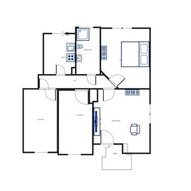 Foto - 4 Zimmer Erdgeschoßwohnung zur Miete in Barsinghausen