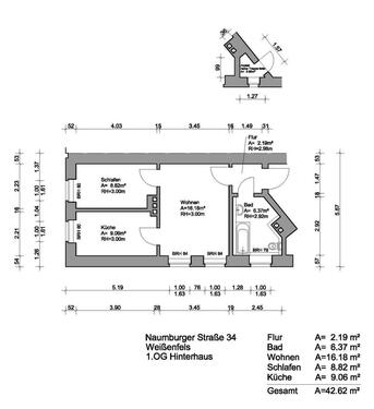 Foto - Etagenwohnung in Weißenfels zur Miete