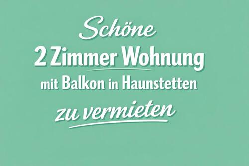 Foto - Schöne 2 Zimmer Wohnung mit Balkon in Haunstetten zu vermieten