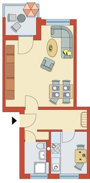 Foto - Singles aufgepasst! 1-Zimmer-Wohnung mit Balkon