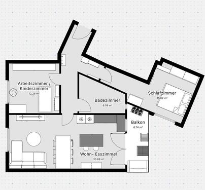 Foto - 3 Zimmer Etagenwohnung zur Miete in Dresden