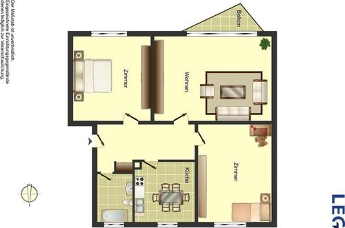 Foto - 3 Zimmer Etagenwohnung zur Miete in Hamm