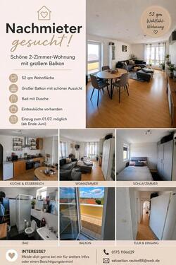 Foto - !ANFRAGESTOPP!!! Nachmieter für eine 2 Zimmer Wohnung (Ende Juni)