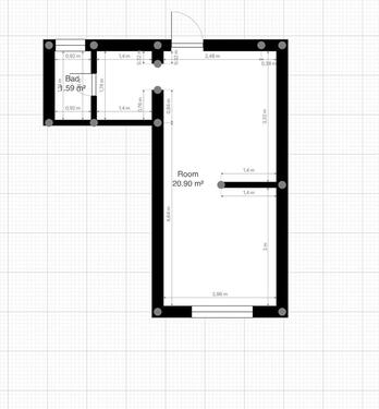 Foto - 1,5-Zimmer Appartment in Spöck - Erstbezug, separater Eingang