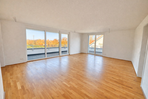 Foto - Erdgeschosswohnung, große Terrasse, Natur-Kocherblick, Erstbezug
