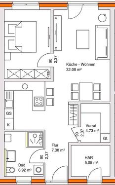 Foto - 2 Zimmer Wohnung 63m2 Erdgeschoss mit Terrasse in Müden