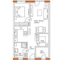 2 Zimmer Wohnung 63m2 Erdgeschoss mit Terrasse in Müden - Müden (Aller)
