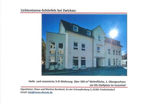 Foto - Weihnachtspräsent? Renovierte, helle 3-Zi-OG-ETW zu verkaufen