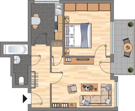 Foto - 3 Zimmer Etagenwohnung zur Miete in Krefeld