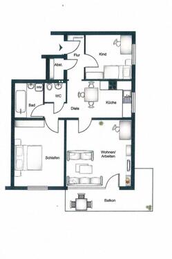Foto - Traumhaft 3 Zimmerwohnung Waldrananlage